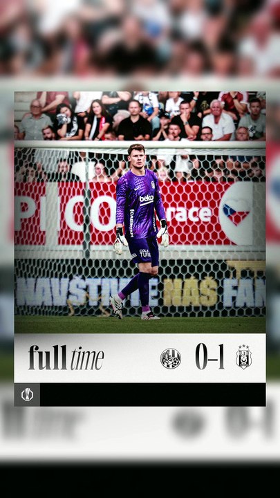UEFA Avrupa Ligi 3. Ön Eleme Turu ilk maçında galibiyet bizim. 💪  Hradec Kralove 0-1 Beşiktaş