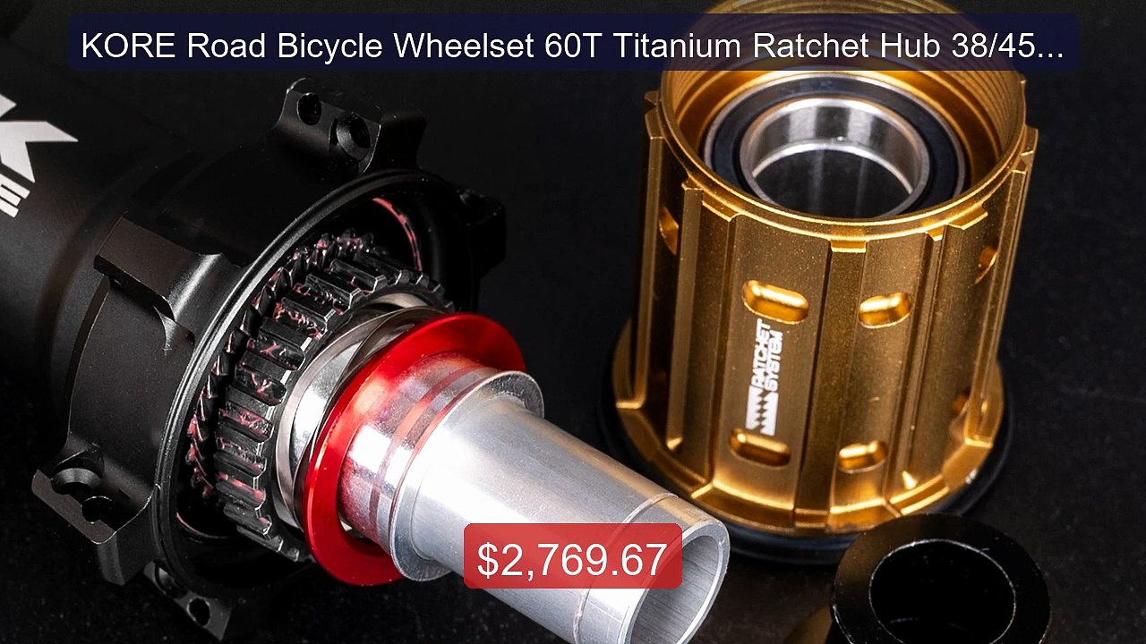 KORE Road Bicycle Wheelset 60T Titanium Ratchet Hub 38/45/5... -- Top Pick 2026 | Unbeatable Price!