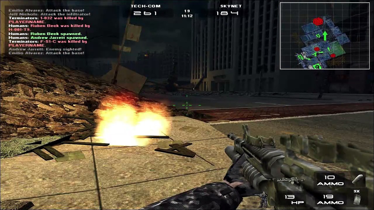 Terminator 3 War of The Machines Plaza (Playing as Tech-Com)