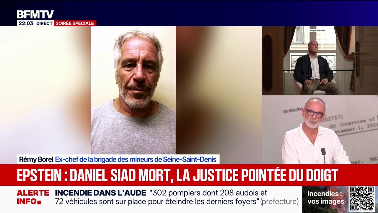 Affaire Epstein: pourquoi Daniel Siad n'a jamais été entendu par la justice avant sa mort?