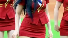 Korean Cheerleader Yeom Se-bin Flight Attendant Uniform Dance | Cheerleader EP 200