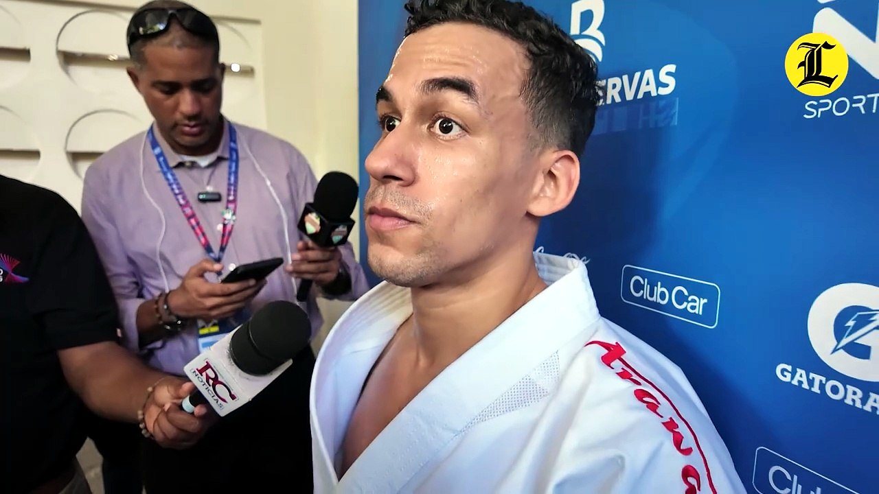 Larry Aracena obtiene la presea dorada en kata masculino