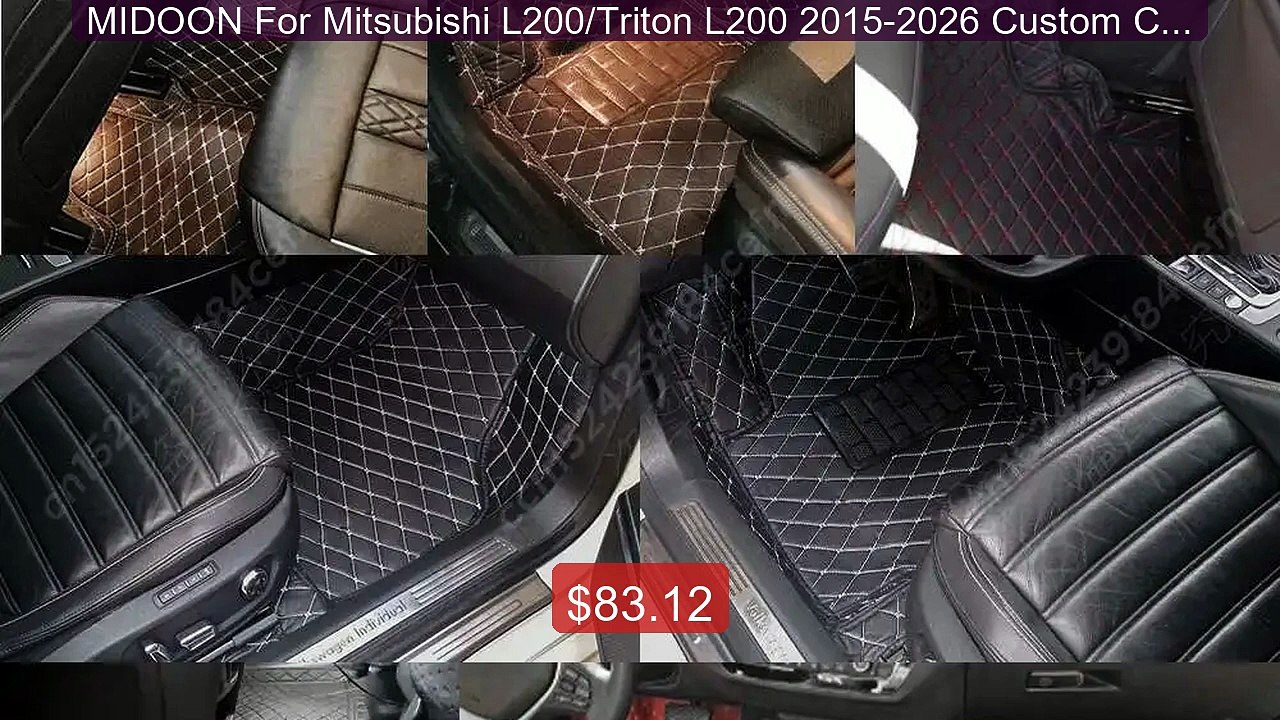 MIDOON For Mitsubishi L200/Triton L200 2015-2026 Custom Car Floor ... -- Best Deal 2026 | Shop Now!