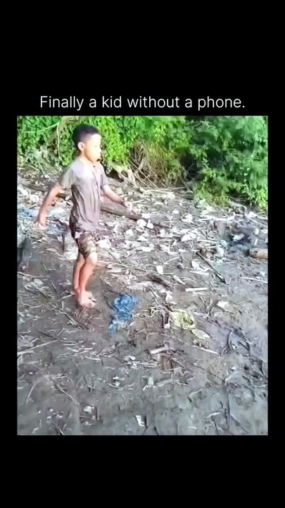 Kid without phone