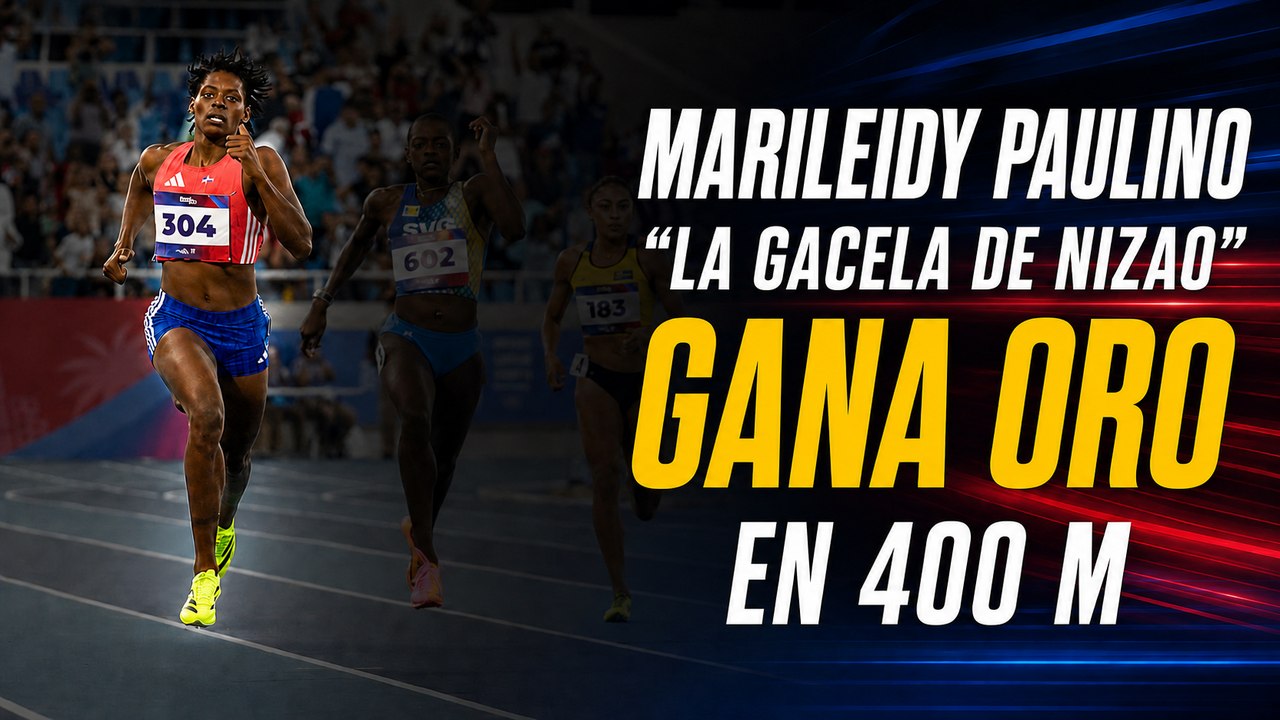 MARILEIDY obtiene medalla de oro en los 400 metros planos femenino. JCCSD2026