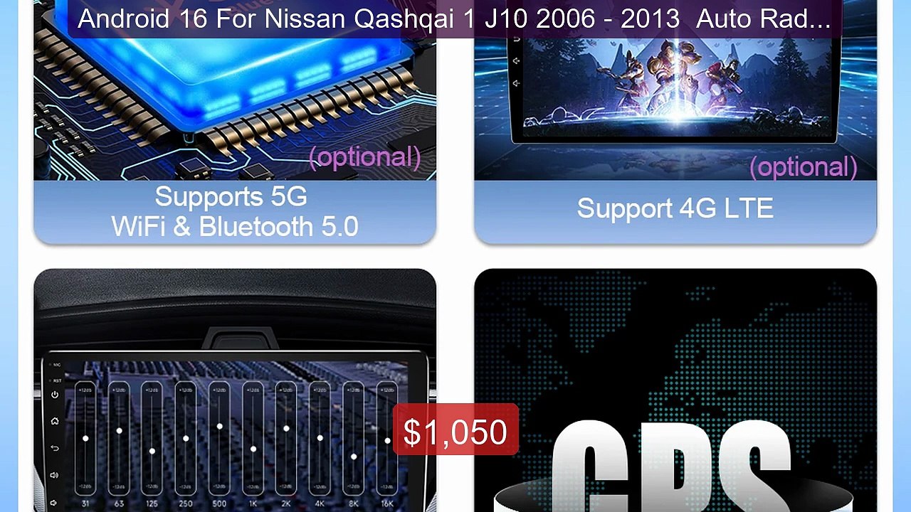 Android 16 For Nissan Qashqai 1 J10 2006 - 2013  Auto Radio Stereo... -- Best Deal 2026 | Shop Now!