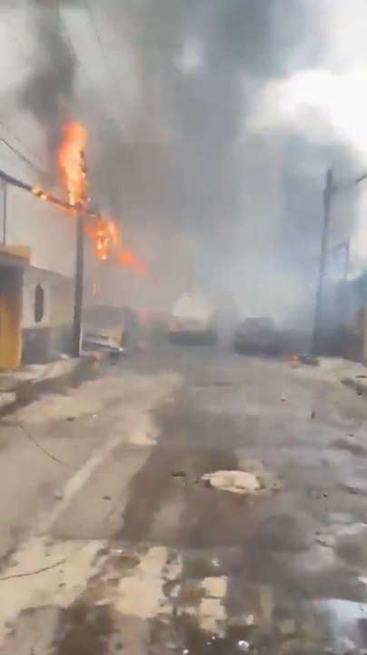 Una pipa de gas explota en Cuernavaca, Morelos