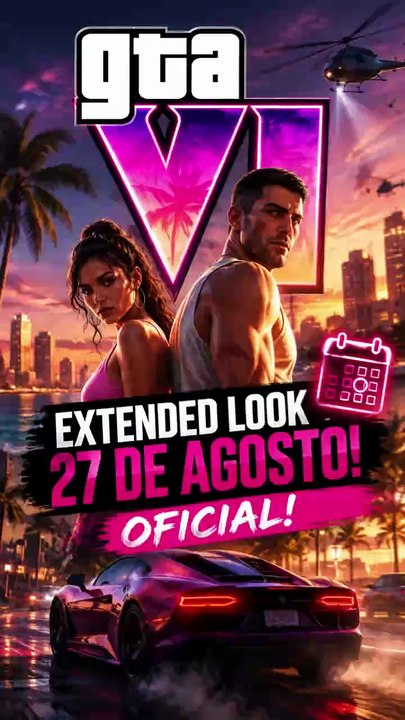 Rockstar anuncia GTA 6 Extended Look e aumenta o hype para agosto