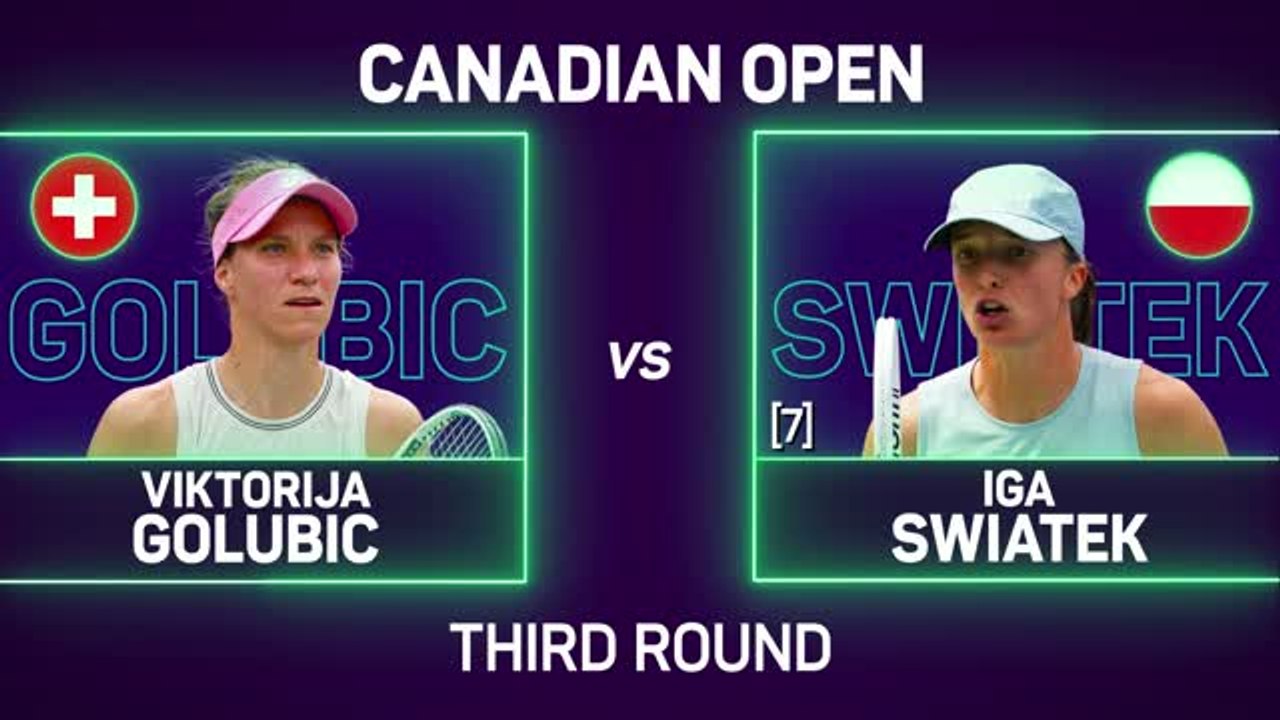 Swiatek surges past Golubic in Canada