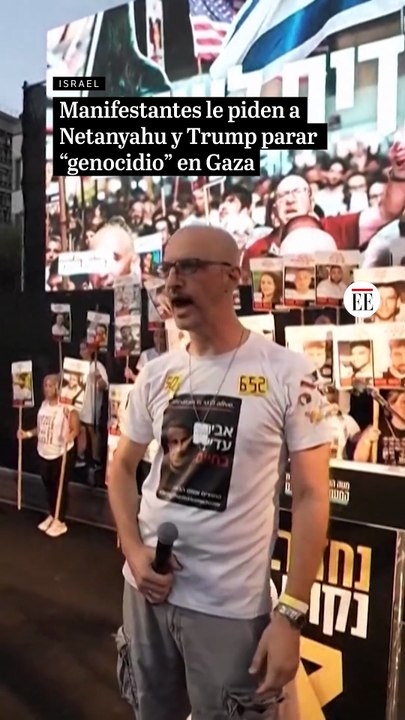 Miles marcharon en Israel pidiendo a Netanyahu y Trump parar “genocidio” en Gaza