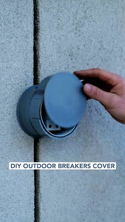 Keep outdoor breakers dry with this DIY🛠️