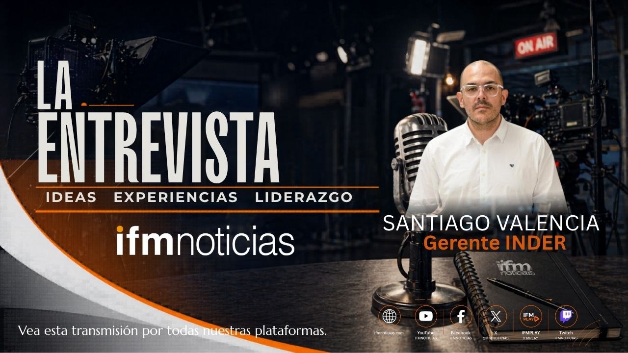 LA ENTREVISTA EN IFMNOTICIAS: Santiago Valencia, gerente INDER.