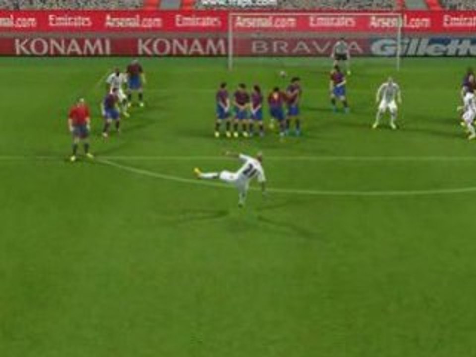 PES 2008 Coupe franc