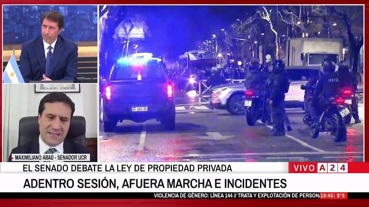 Maximiliano Abada de la UCR adelantó que la ley de Inviolabilidad Privada saldrá esta noche
