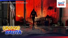 Bodega ng upholstery materials sa Brgy. Loma de Gato, nasunog | Unang Balita