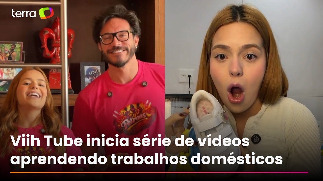 Após multa de R$ 350 mil por reality, Viih Tube grava vídeo aprendendo a lavar roupa