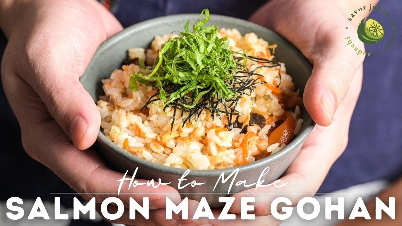 How to Make Salmon Maze Gohan (Japanese Mixed Rice)