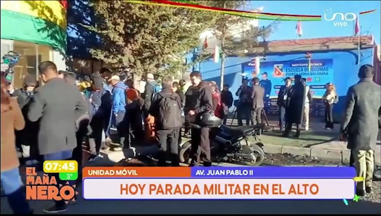 HOY PARADA MILITAR EN EL ALTO