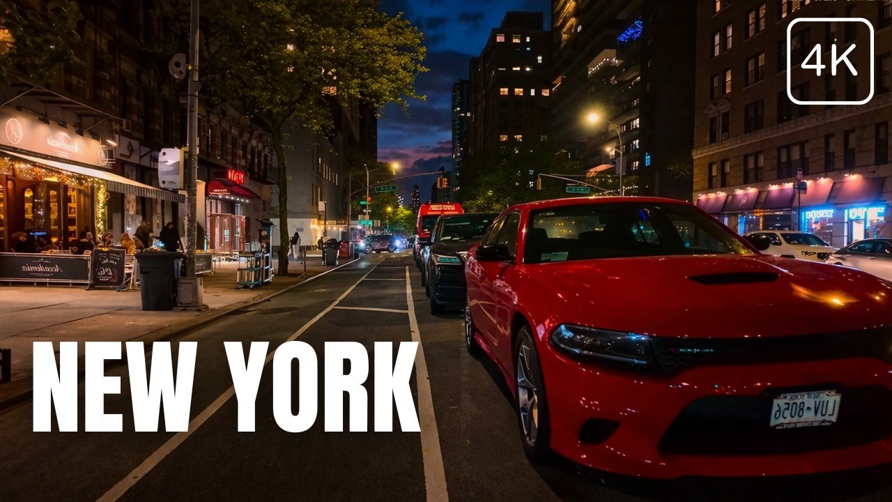 [4K] NYC Night Walk Quiet | Upper West Side Empty Streets (No Talking ASMR)