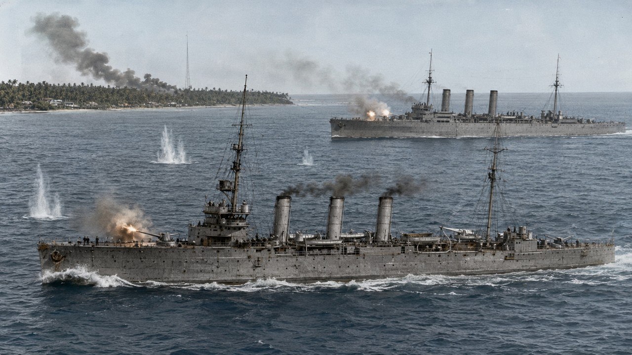 How SMS Emden Was Hunted Down at Cocos in 1914