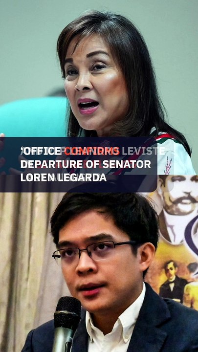 Loren Legarda, Leandro Leviste out of the country – immigration bureau
