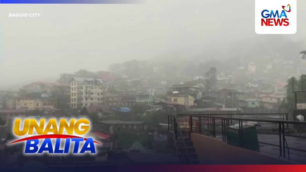 Ilang kalsada sa Baguio City, binaha; newly rehabilitated na Burnham Lake, napuno ng tubig | Unang Balita