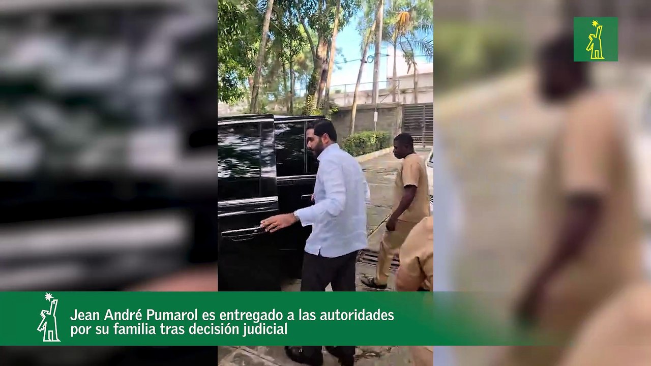 Jean André Pumarol es entregado a las autoridades por su familia tras decisión judicial