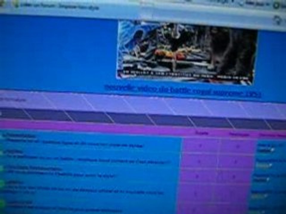 presentation mize a jour site de dance