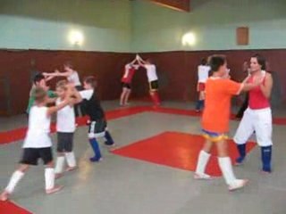 entraînement salle des art martiaux le 3.10.07