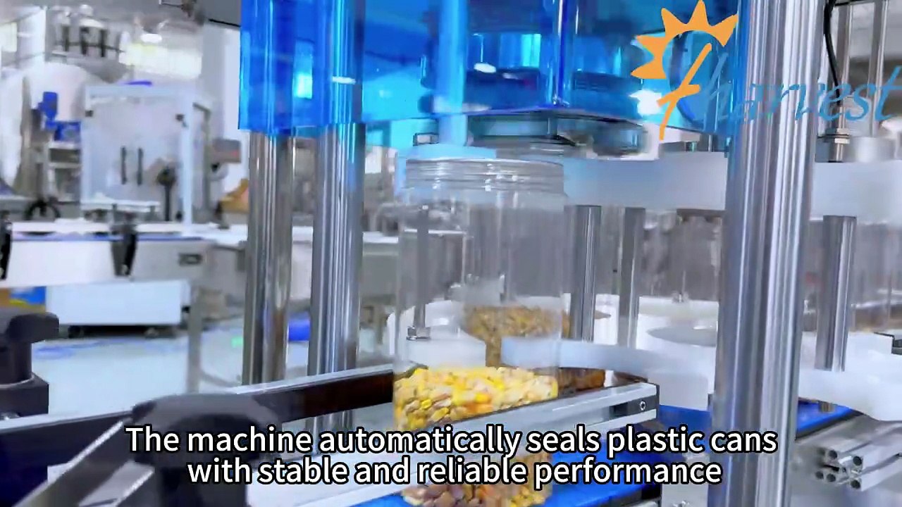 Automatic Plastic Jar Packaging Machine for Popcorn and Snack Food Production