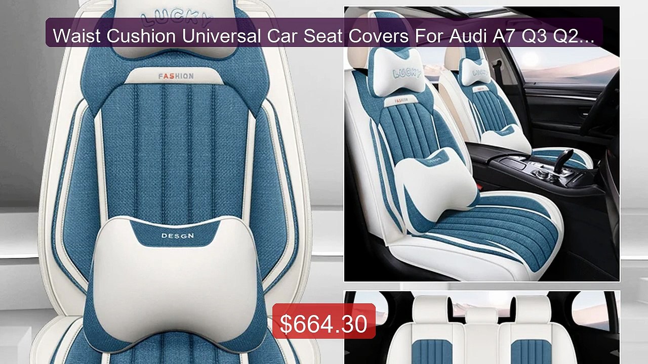 Waist Cushion Universal Car Seat Covers For Audi A7 Q3 Q2L ... -- Top Pick 2026 | Unbeatable Price!