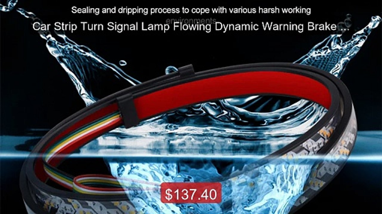 Car Strip Turn Signal Lamp Flowing Dynamic Warning Brake Re... -- Top Pick 2026 | Unbeatable Price!