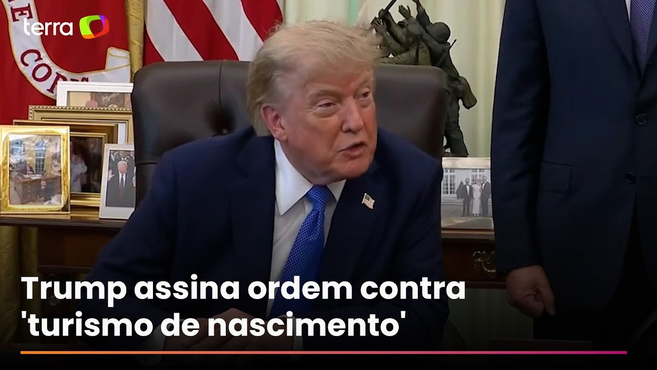 Trump assina decreto para negar cidadania em caso de 'turismo de nascimento'