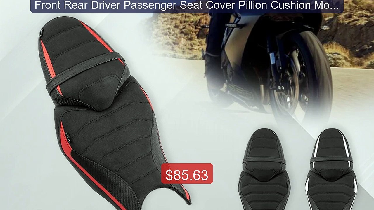 Front Rear Driver Passenger Seat Cover Pillion Cushion Motorcycle ... -- Best Deal 2026 | Shop Now!