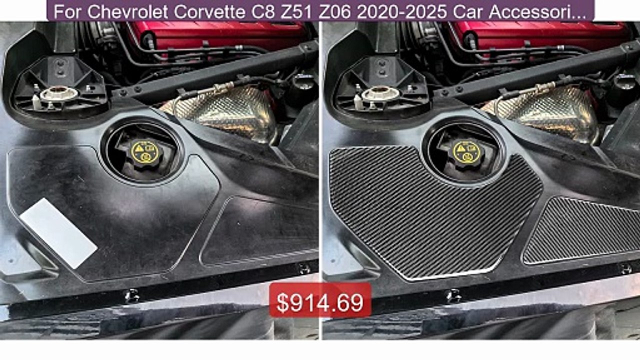 For Chevrolet Corvette C8 Z51 Z06 2020-2025 Car Accessories C... -- Amazing Value 2026 | Must Have!