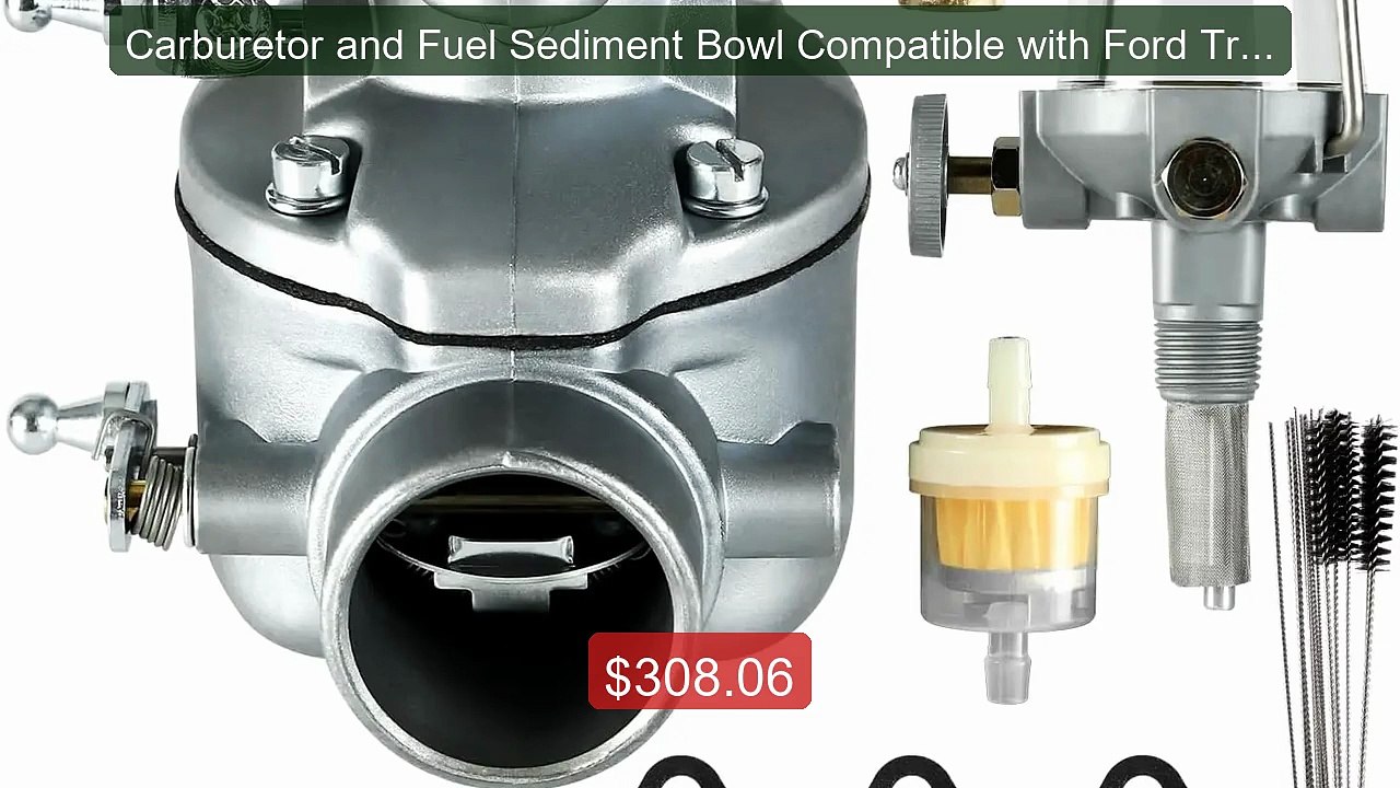Carburetor and Fuel Sediment Bowl Compatible with Ford Tractor 2N ... -- Best Deal 2026 | Shop Now!
