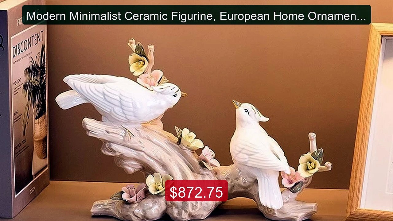 Modern Minimalist Ceramic Figurine, European Home Ornament Fo... -- Amazing Value 2026 | Must Have!