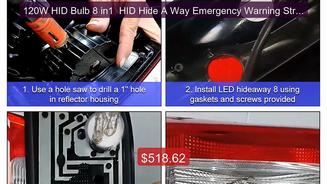 120W HID Bulb 8 in1  HID Hide A Way Emergency Warning Strobe Light ... -- Top Rated 2026 | Buy Now!