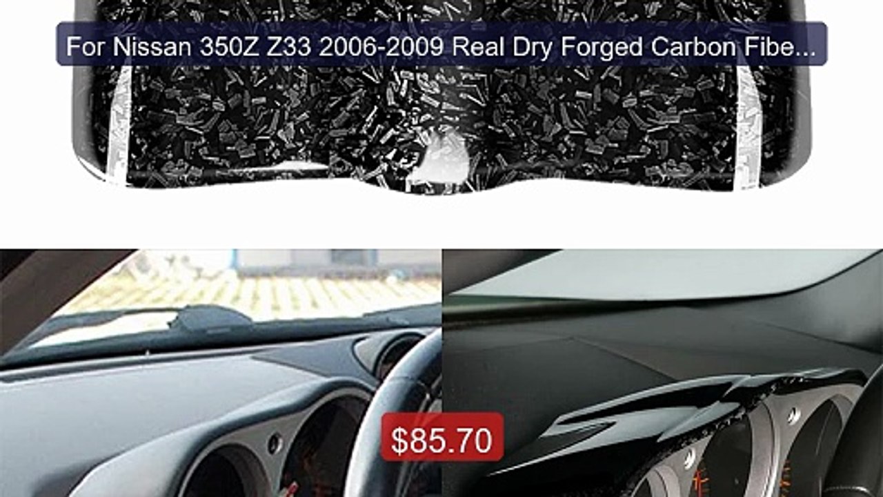 For Nissan 350Z Z33 2006-2009 Real Dry Forged Carbon Fiber Ins... -- Best Buy 2026 | Great Quality!