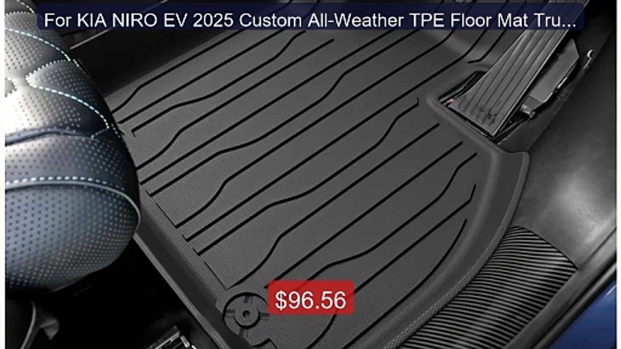 For KIA NIRO EV 2025 Custom All-Weather TPE Floor Mat Trunk M... -- Amazing Value 2026 | Must Have!