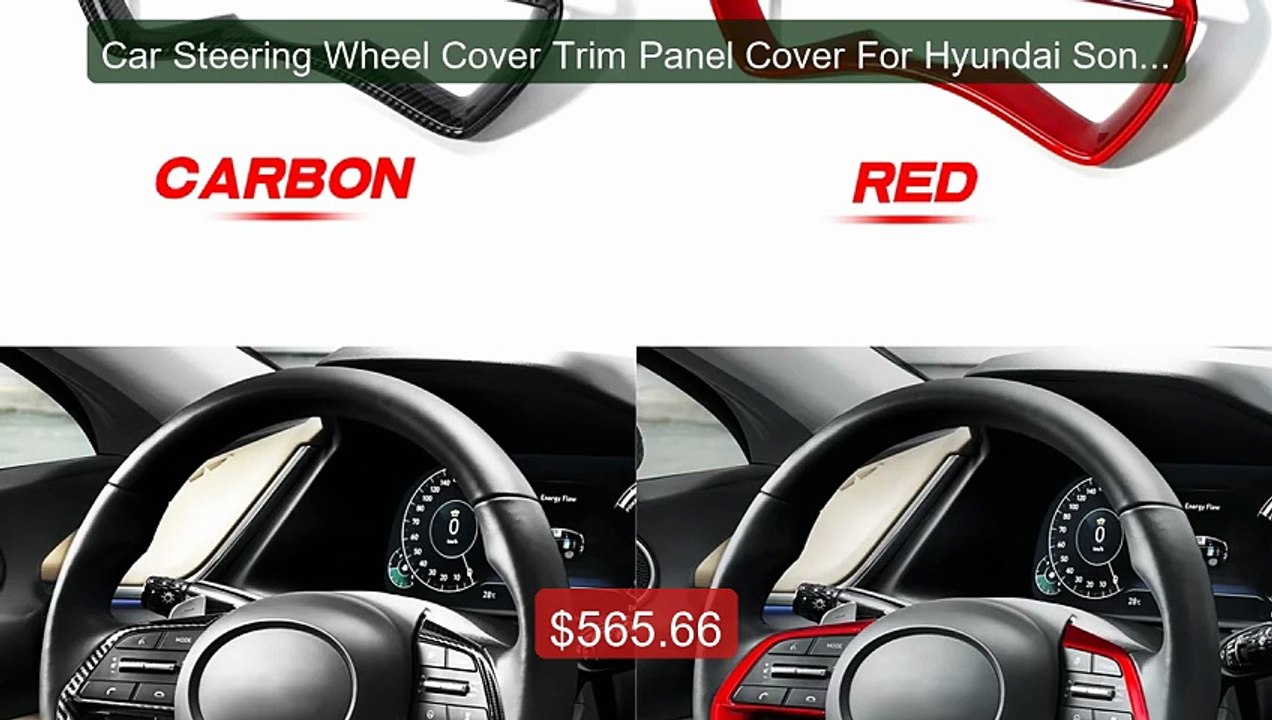 Car Steering Wheel Cover Trim Panel Cover For H...
