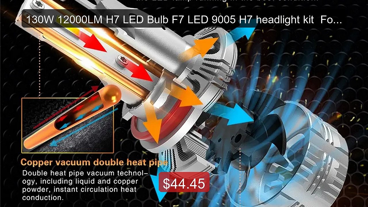130W 12000LM H7 LED Bulb F7 LED 9005 H7 headlight kit  Fog Light H... -- Best Deal 2026 | Shop Now!
