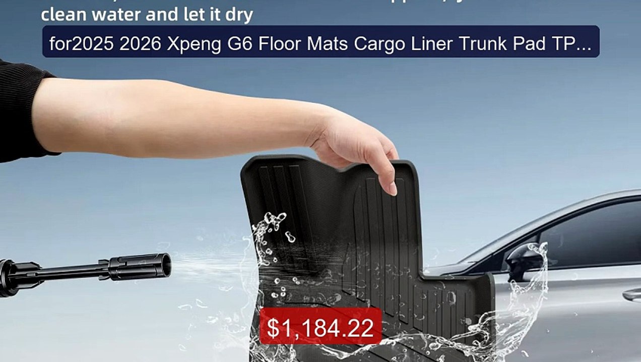 for2025 2026 Xpeng G6 Floor Mats Cargo Liner Trunk Pad TPE ... -- Top Pick 2026 | Unbeatable Price!