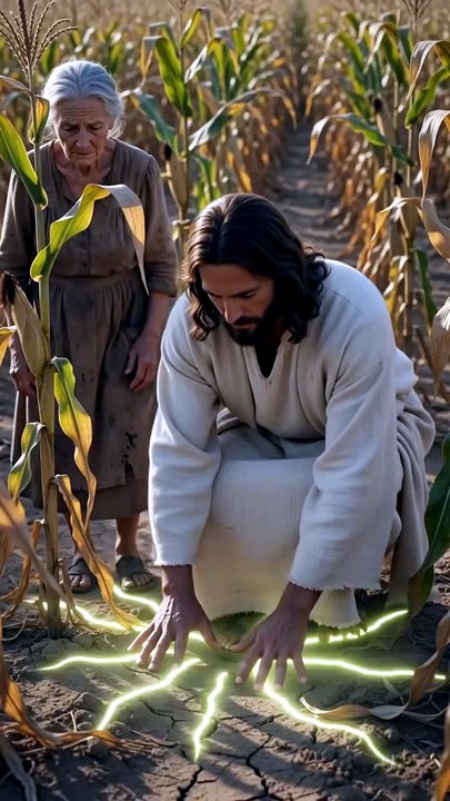 She prayed for a harvest, then this happened 🌾 #faith #miracles #jesus