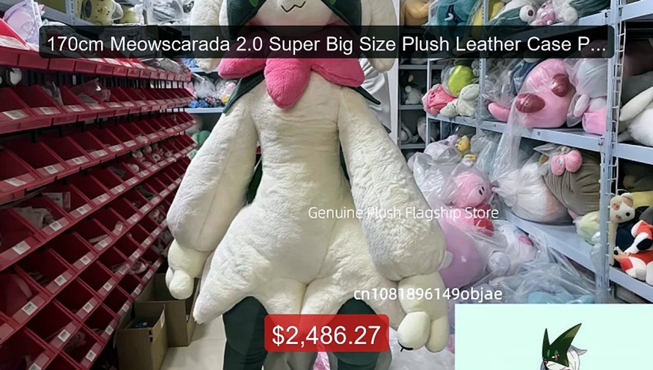 170cm Meowscarada 2.0 Super Big Size Plush Leather Case Pok... -- Top Pick 2026 | Unbeatable Price!