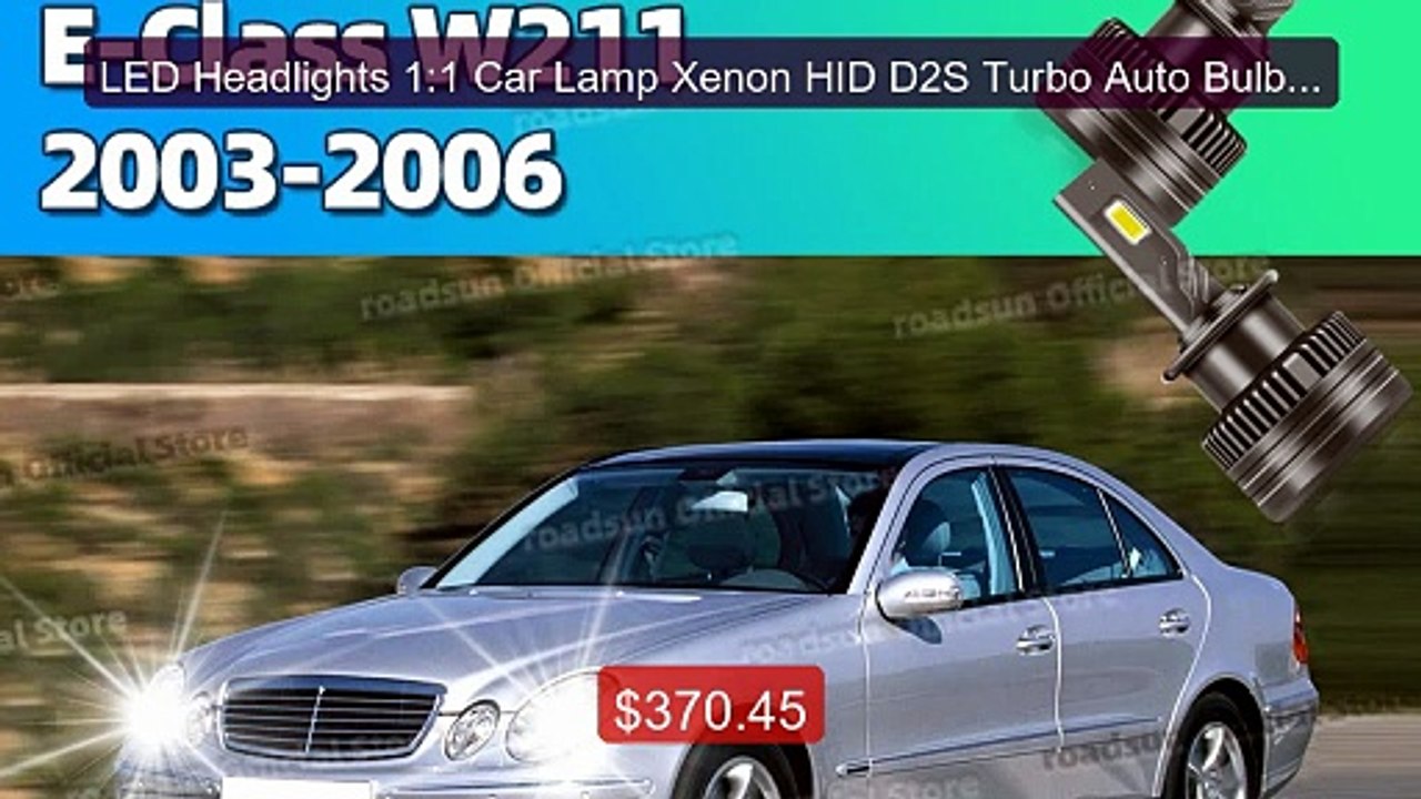 LED Headlights 1:1 Car Lamp Xenon HID D2S Turbo...