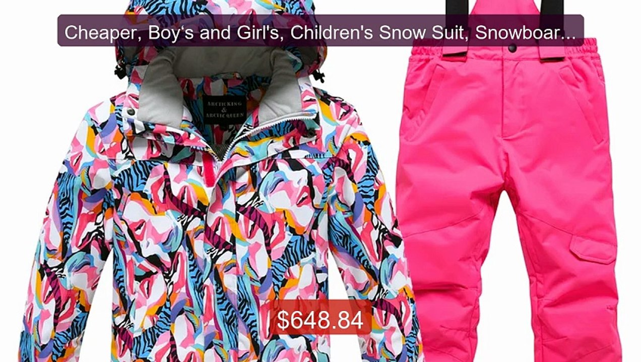 Cheaper, Boy‘s and Girl's, Children's Snow Suit, Snowboard Clo... -- Best Buy 2026 | Great Quality!