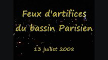 13 juillet 2008-feu-d'artifices du bassin Parisien