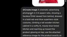 How I used AI and ChatGPT prompts to create a bold Spiderman inspired product ad with dramatic lighting and campaign level visuals