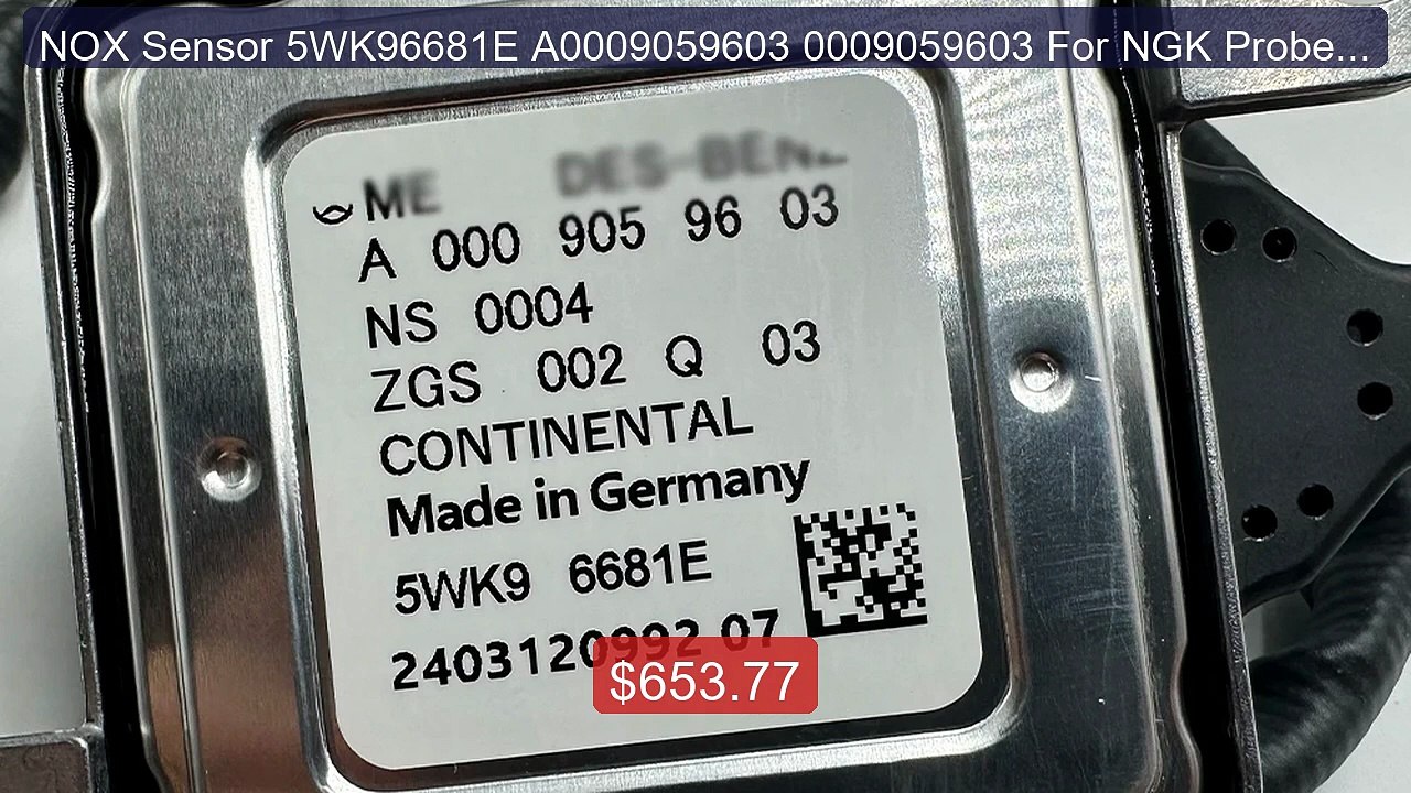 NOX Sensor 5WK96681E A0009059603 0009059603 For NGK Probe Nit... -- Amazing Value 2026 | Must Have!